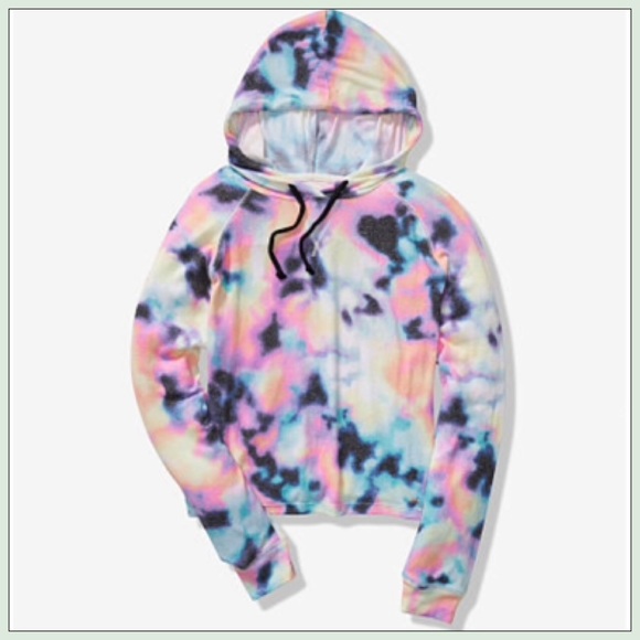 oil spill tie dye hoodie